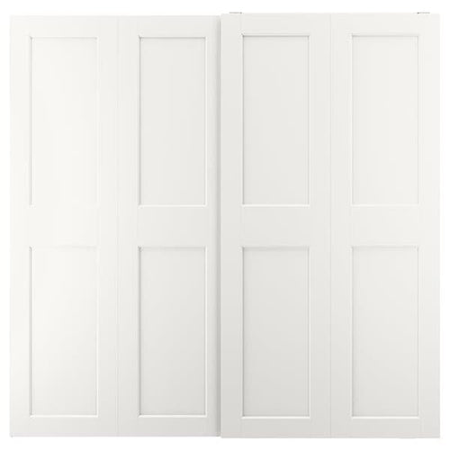 GRIMO - Pair of sliding doors, white, 200x201 cm