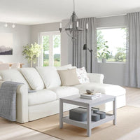GRÖNLID 3-seater sofa with chaise-longue - White inseros , - best price from Maltashopper.com 19407146