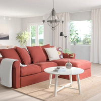 GRÖNLID - 3-seater sofa with chaise-longue , - best price from Maltashopper.com 29408975