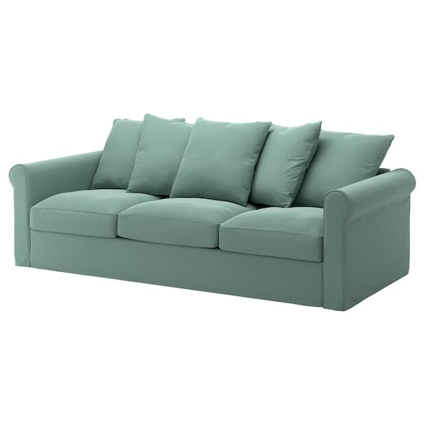GRÖNLID 3 seater sofa - Light green Ljungen , - best price from Maltashopper.com 59408766