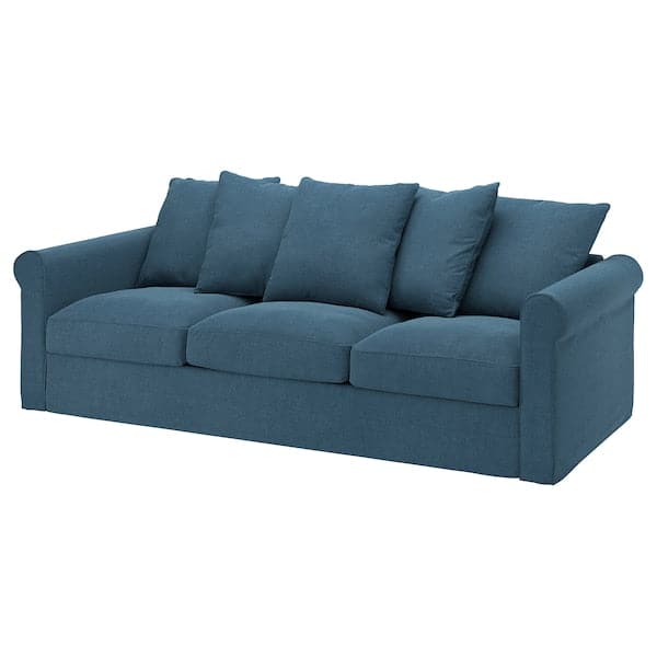 GRÖNLID - 3-seater sofa, Tallmyra blue , - best price from Maltashopper.com 09440047