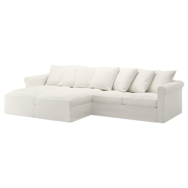 GRÖNLID - 4-seater sofa with chaise-longue , - best price from Maltashopper.com 49407140