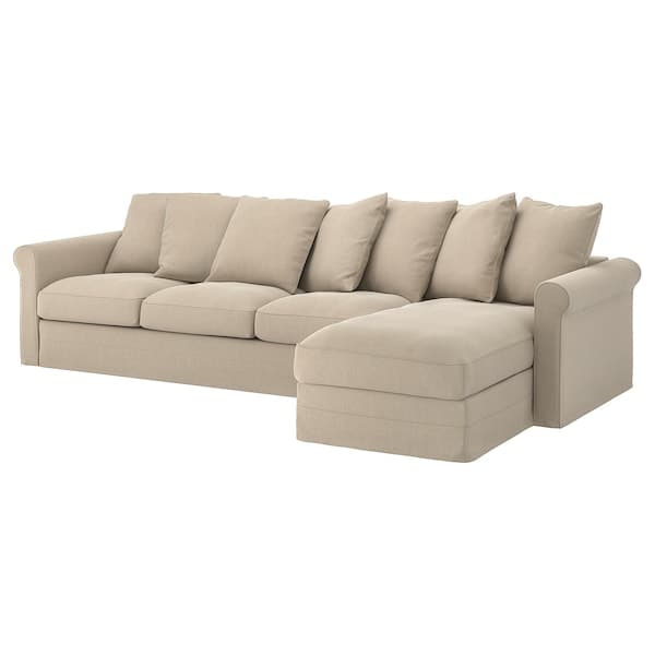 GRÖNLID 4-seater sofa with chaise-longue , - best price from Maltashopper.com 39408376