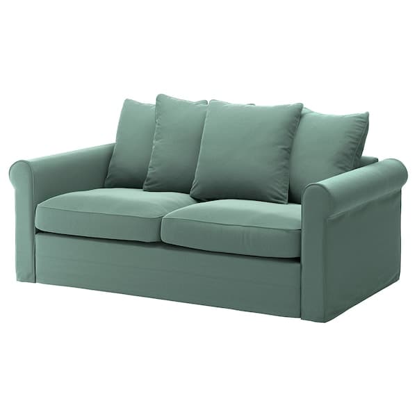 GRÖNLID - 2-seater sofa bed, Ljungen light green , - best price from Maltashopper.com 69536565