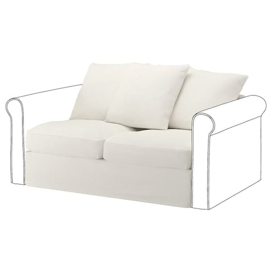 Ikea GRÖNLID Sofa cover 2 seater/bed element - Inseros white ,
