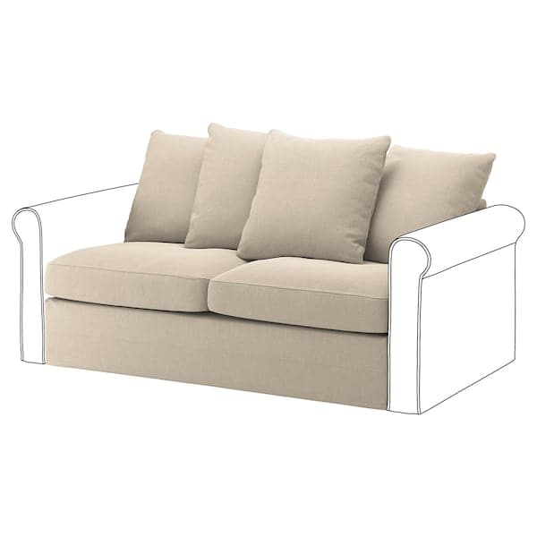 GRÖNLID Sofa lining 2-shift/bed element - Natural sporda , - best price from Maltashopper.com 10501191