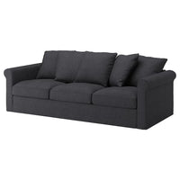GRÖNLID 3 seater sofa cover - Sporda dark grey , - best price from Maltashopper.com 09408617