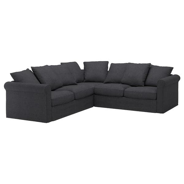 GRÖNLID - Cover for corner sofa, 4 seater, Sporda dark grey - best price from Maltashopper.com 29408584