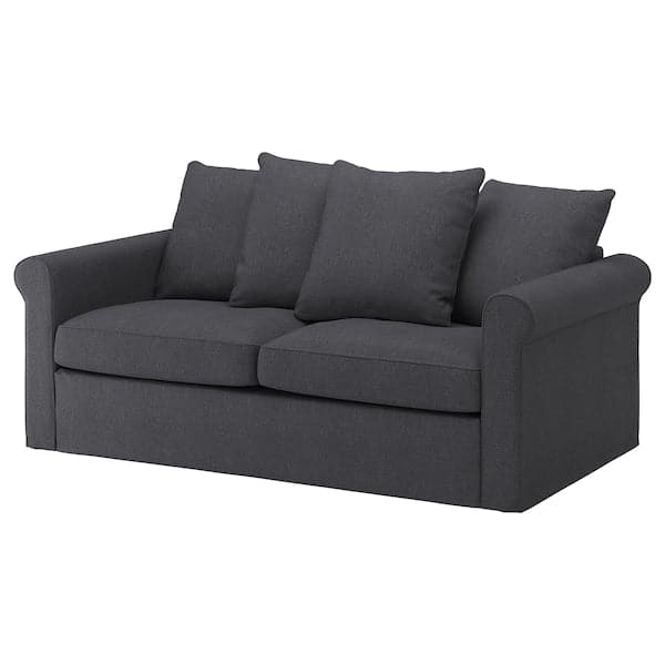 GRÖNLID 2 seater sofa bed cover - Sporda dark grey , - best price from Maltashopper.com 89408604