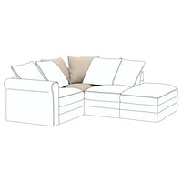 GRÖNLID cover for corner section, Hillared beige