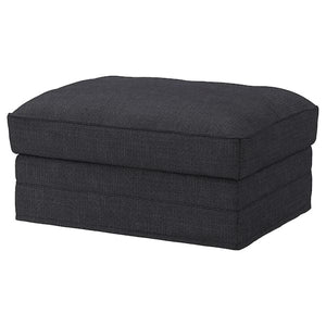 Ikea GRÖNLID - Footrest/container cover, Hillared anthracite ,