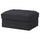GRÖNLID - Footrest/container cover, Hillared anthracite ,