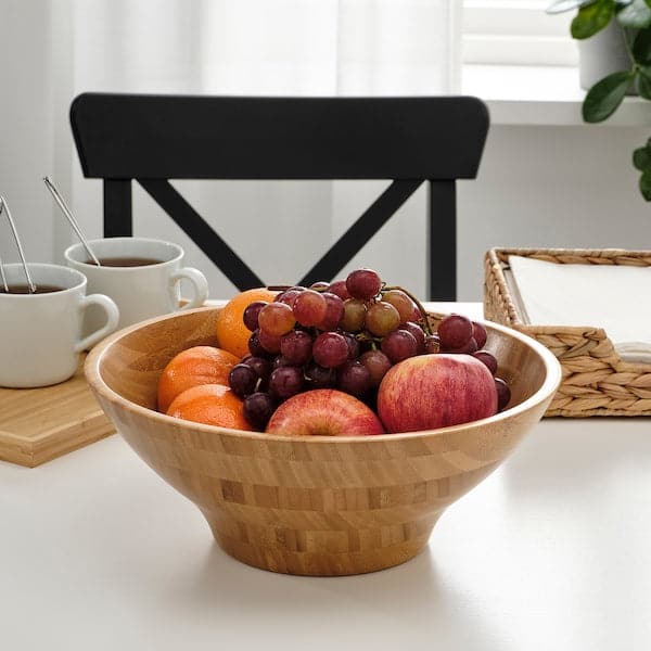 GRÖNSAKER - Serving bowl, bamboo, 28 cm - best price from Maltashopper.com 20485727
