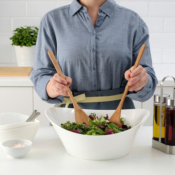 GRÖNSAKER - 2-piece salad servers set, bamboo - best price from Maltashopper.com 60481242