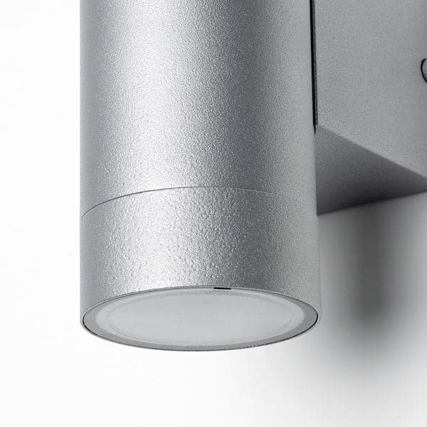 Ikea GRÖNSPRÖT - Wall lamp, fixed installation, outdoor, aluminium coloured ,