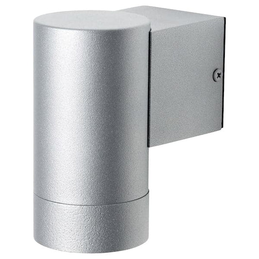 Ikea GRÖNSPRÖT - Wall lamp, fixed installation, outdoor, aluminium coloured ,