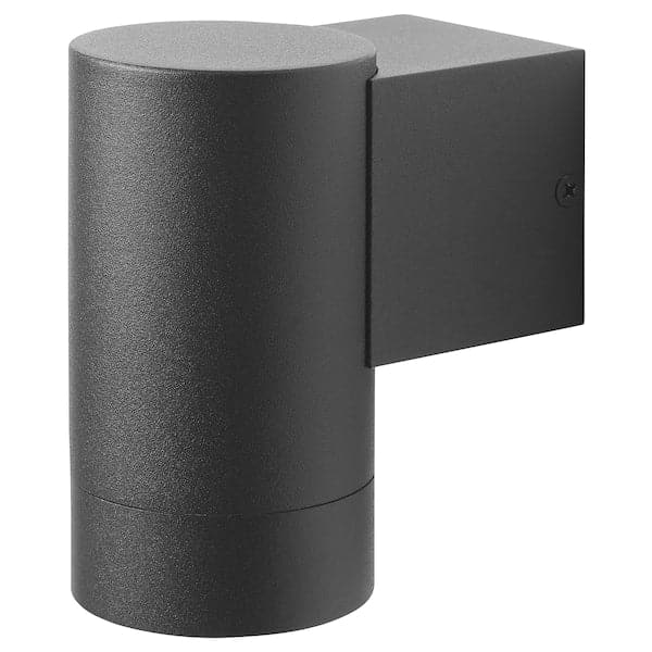 GRÖNSPRÖT - Wall lamp, fixed installation, outdoor black ,