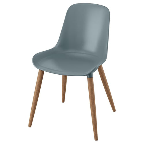 GRÖNSTA - Chair, in/outdoor grey-turquoise