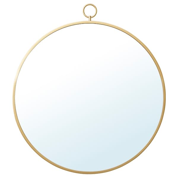GRYTÅS - Mirror, gold-colour, 40 cm - best price from Maltashopper.com 40516228