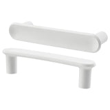 GUBBARP handle, white, 116 mm, 2 pack