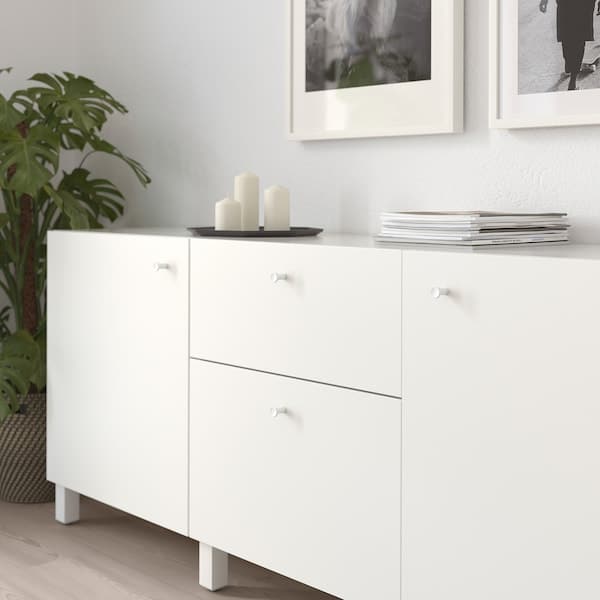 Ikea GUBBARP - Knob, white, 21 mm
