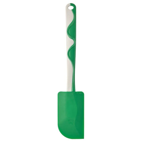 GUBBRÖRA - Rubber spatula, green/white
