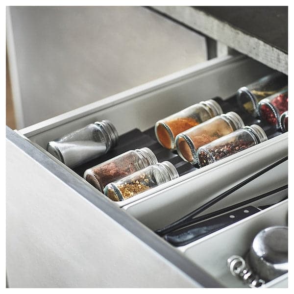 Ikea GULDFISK - Spice jar, clear glass/stainless steel, 6 cl