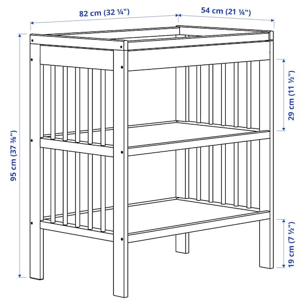 Ikea GULLIVER - Changing table, white