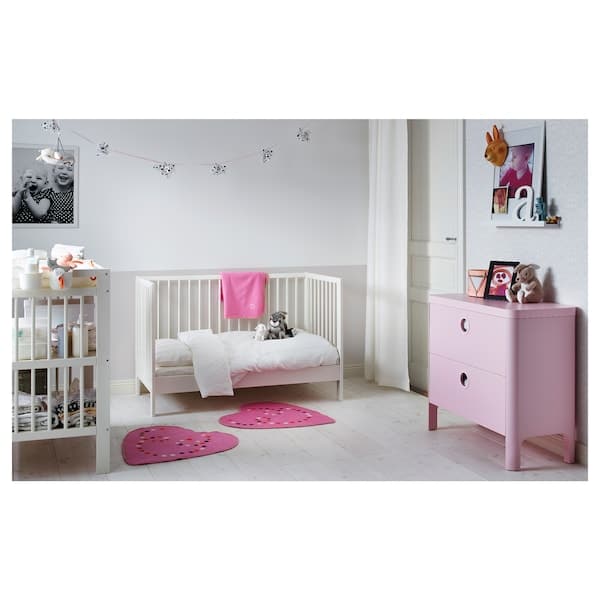 GULLIVER Cot - white 60x120 cm , 60x120 cm - best price from Maltashopper.com 50248522