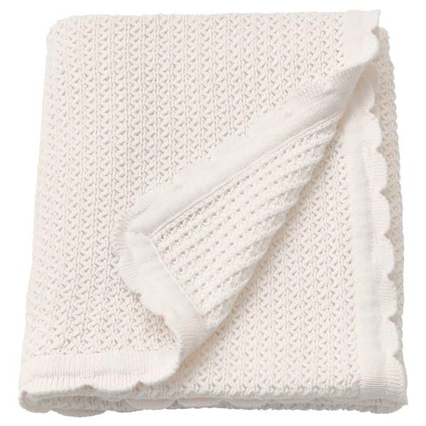 Ikea GULSPARV - Blanket, white, 70x90 cm