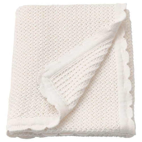GULSPARV - Blanket, white, 70x90 cm