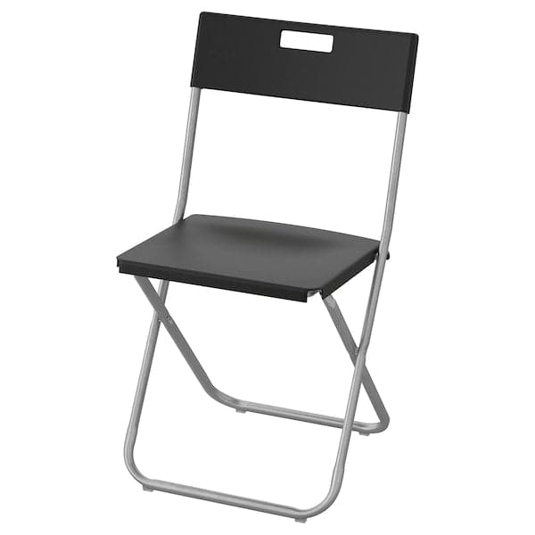 Ikea GUNDE - Folding chair, black