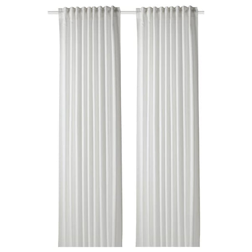 GUNNLAUG Sound absorbing curtain - white 145x300 cm , 145x300 cm