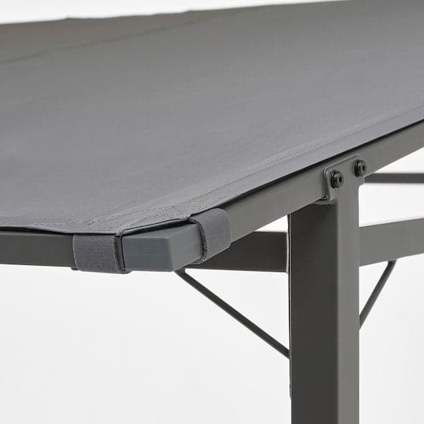 Ikea GUNNÖN - Gazebo, dark grey/grey, 238x233 cm