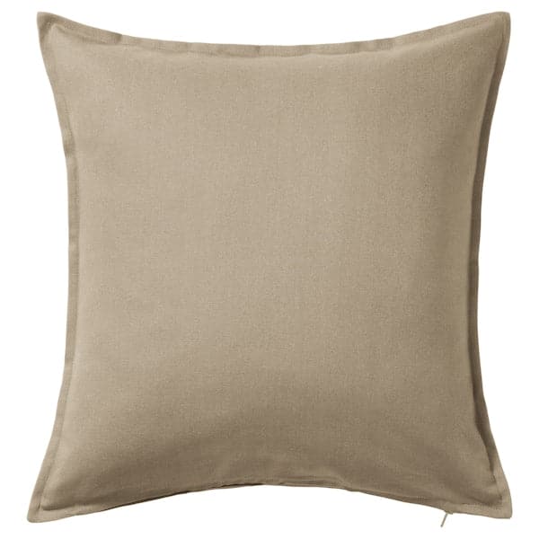 GURLI - Cushion cover, beige, 50x50 cm - best price from Maltashopper.com 20281136