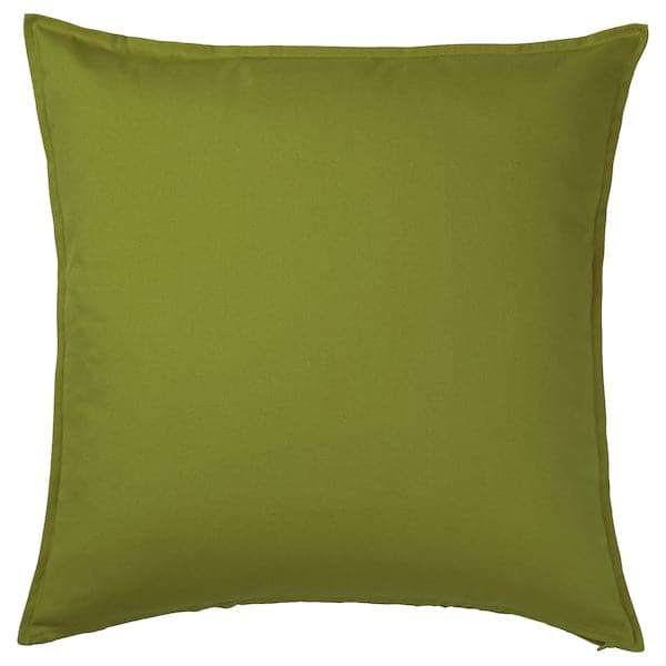 Ikea GURLI - Cushion cover, dark yellow-green, 65x65 cm