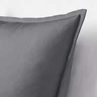GURLI - Cushion cover, dark grey, 50x50 cm - best price from Maltashopper.com 00474697