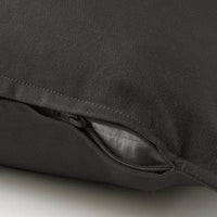 GURLI - Cushion cover, dark grey, 65x65 cm - best price from Maltashopper.com 30554126