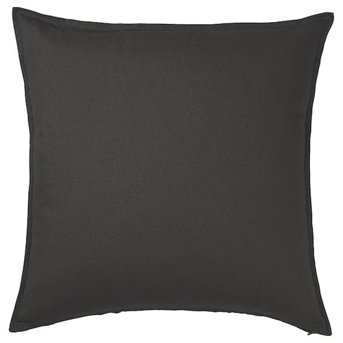 GURLI - Cushion cover, dark grey, 65x65 cm