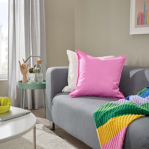 GURLI - Cushion cover, pink, 50x50 cm - best price from Maltashopper.com 20554117