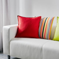 GURLI - Cushion cover, red, 50x50 cm - best price from Maltashopper.com 70281148