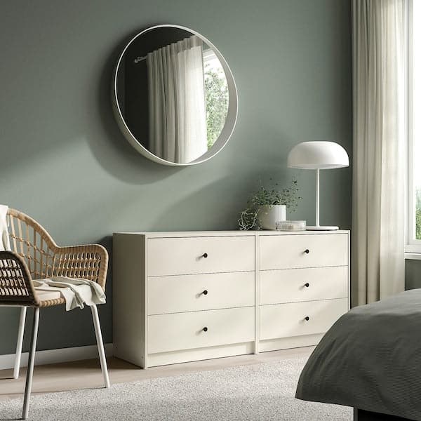 Ikea GURSKEN - Chest of 3 drawers, light beige, 69x67 cm