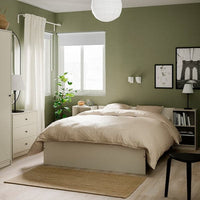 GURSKEN - Bedside table, light beige, 39x30 cm - best price from Maltashopper.com 80486328
