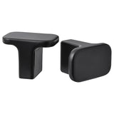 HACKÅS knob, anthracite, 15 mm, 2 pack