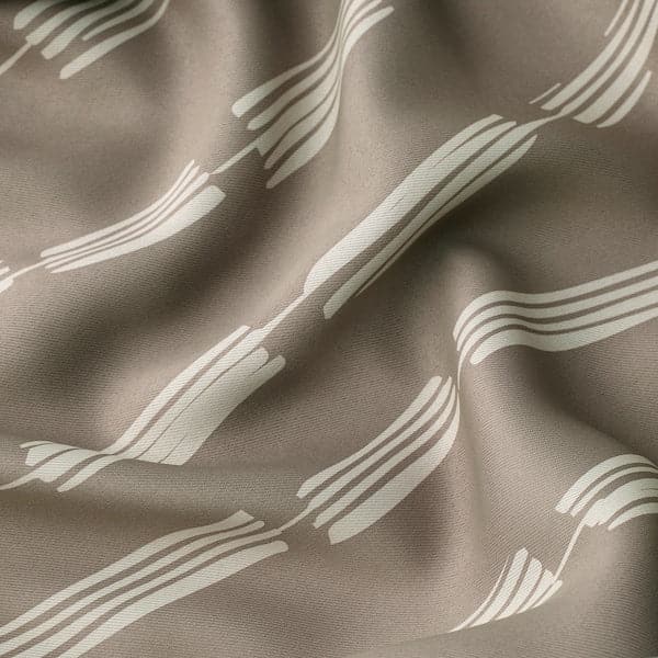 Ikea HÄCKBERBERIS - Semi-darkening curtain, 2 sheets, beige, 145x300 cm ,