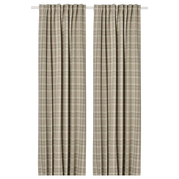Ikea HÄGGVECKMAL - semi-transparent awning, 2 sheets, beige,145x300 cm