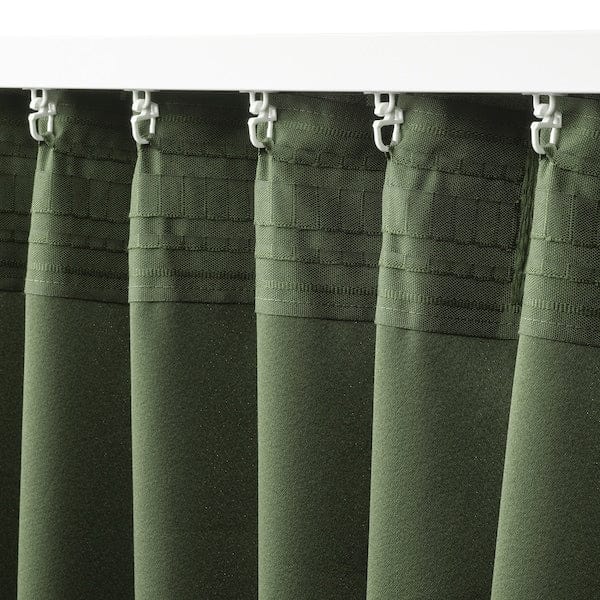 Ikea HÄGGVECKMAL - semi-blind awning, 2 sheets, dark green,145x300 cm