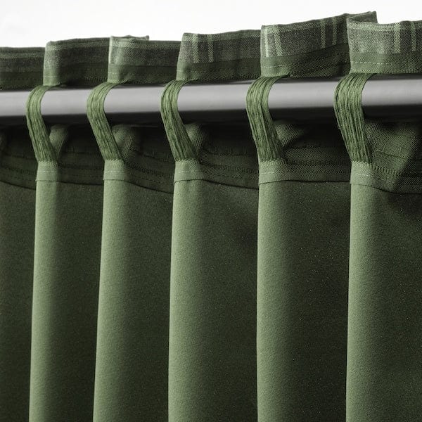 Ikea HÄGGVECKMAL - semi-blind awning, 2 sheets, dark green,145x300 cm