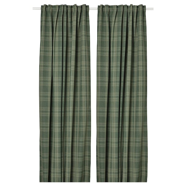 HÄGGVECKMAL - semi-blind awning, 2 sheets, dark green,145x300 cm - best price from Maltashopper.com 00569110