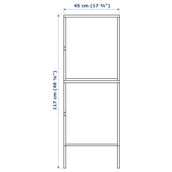 HÄLLAN - Storage combination with doors, white, 45x47x117 cm - best price from Maltashopper.com 79249328